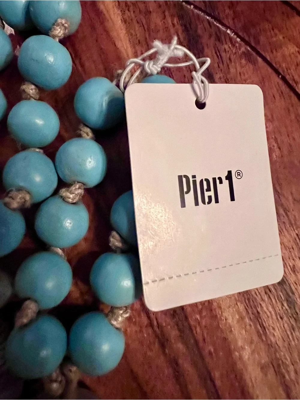 Pier 1 NWOTS light blue set of 4 cotton napkins w/4 Pier 1 NWTS napkin holders